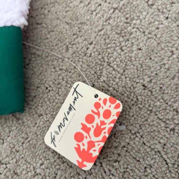 Free People FP Movement Hit The Slopes Fleece Jacket – Pink & Green | NWT - Picture 7 of 12